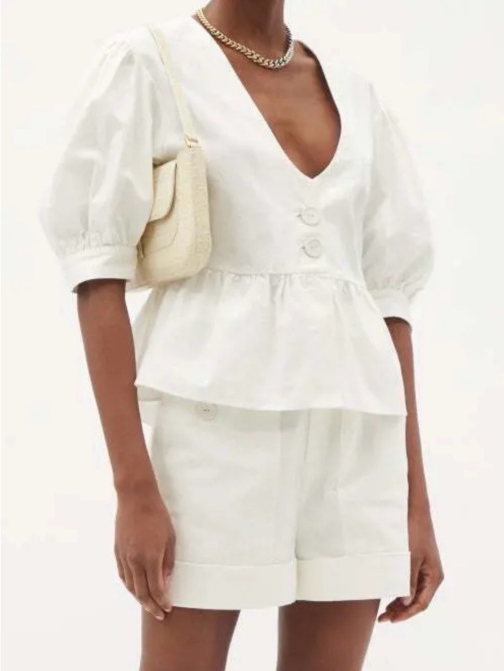 SIR. The Label Peplum Top SIR size 1 US4